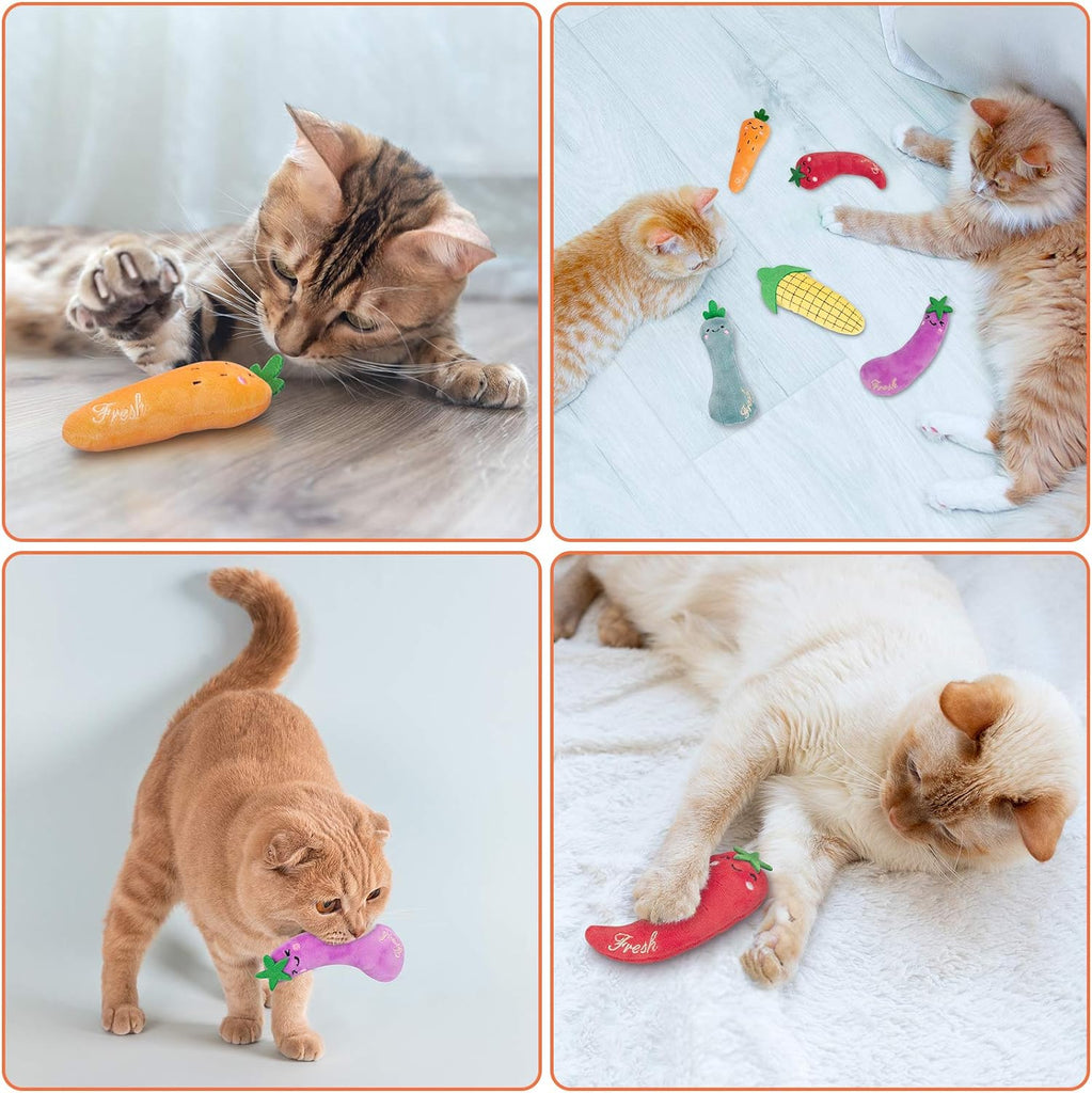 Catnip Toys, Cat Toys, Cat Toys for Indoor Cats, Catnip Toys for Cats, Cat Toys with Catnip, Interactive Cat Toy, Cat Chew Toy, Cat Pillow Toys, Cat Toys for Kittens Kitty